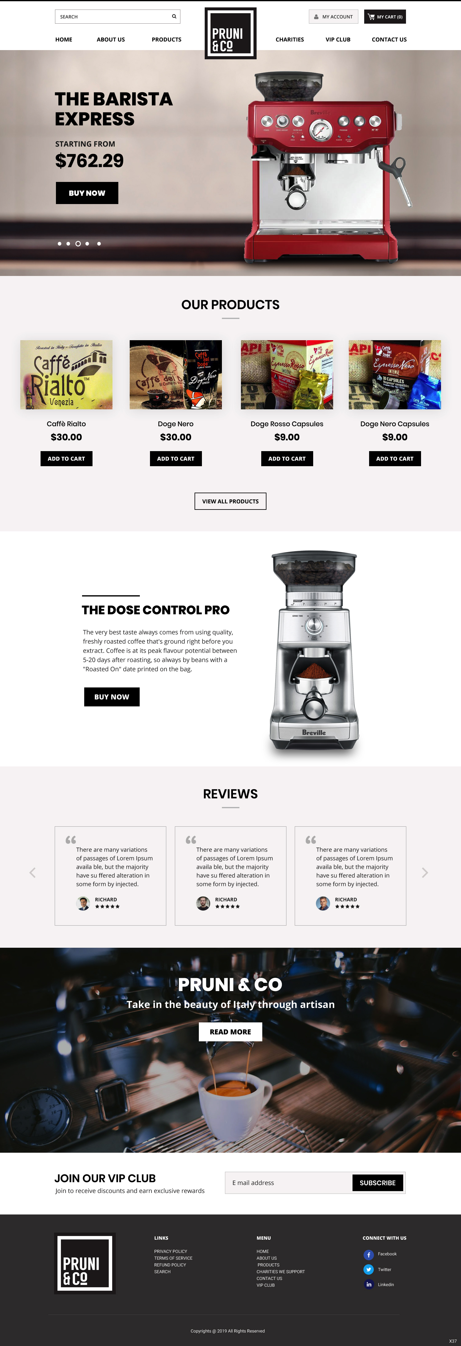 Wordpress Design by pb for Pruni and Co | Design #21721109