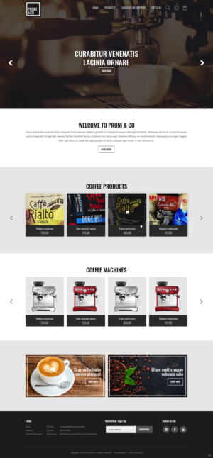 Wordpress Design by pb for Pruni and Co | Design: #21721111