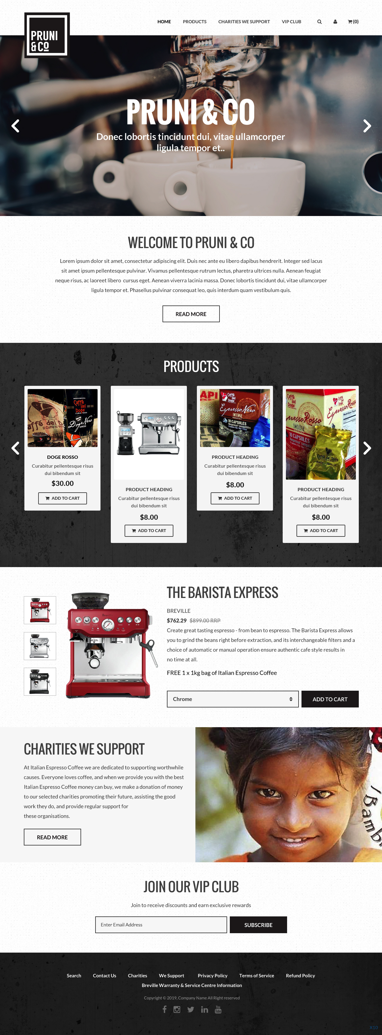 Wordpress Design by pb for Pruni and Co | Design #21721112