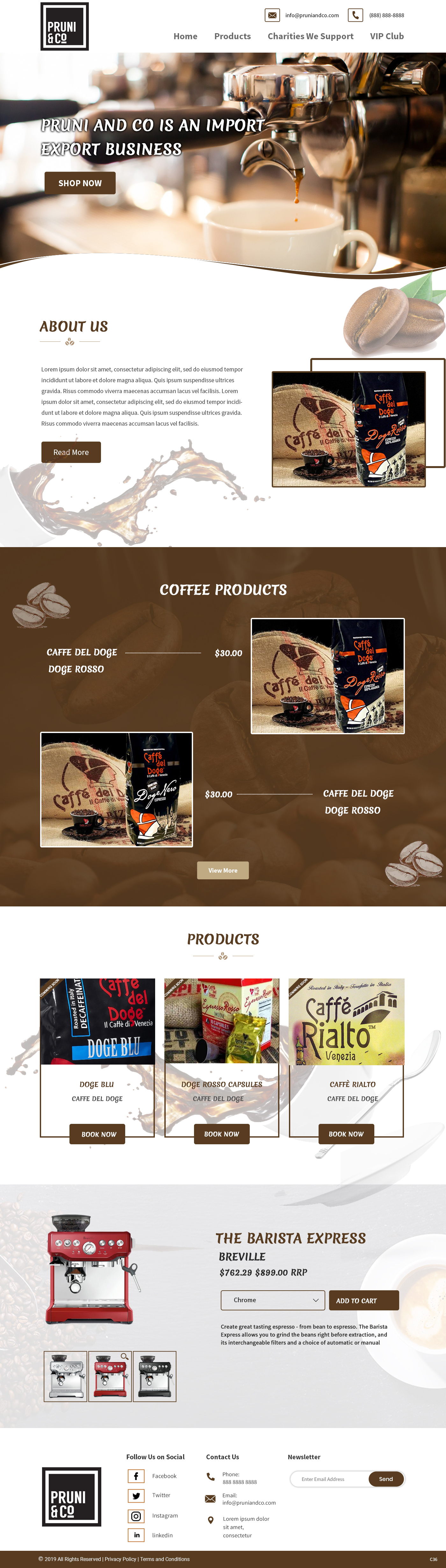 Wordpress Design by pb for Pruni and Co | Design #21721113