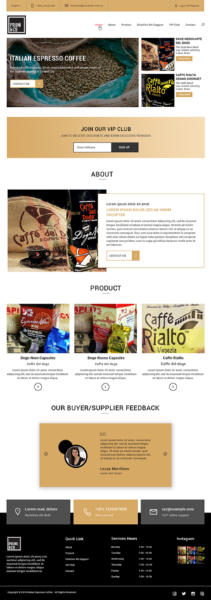 Wordpress Design by Ved Web Services for Pruni and Co | Design #21720085