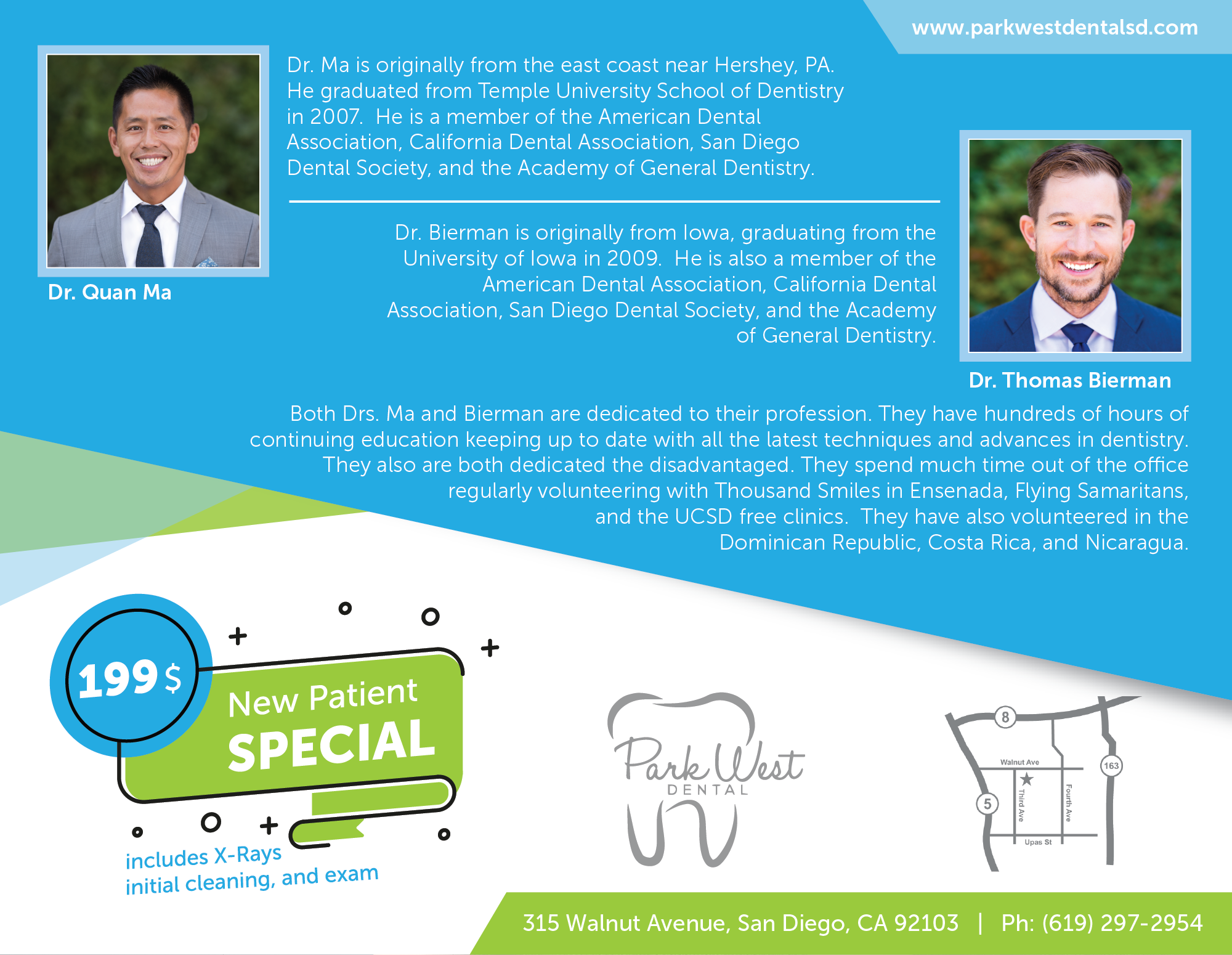 Postcard Design by Akshar Shailesh for San Diego Dental Studio | Design #21725188