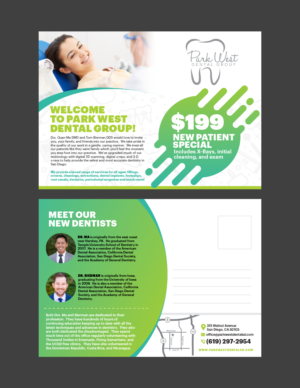 Postcard for Dental Office | Postcard Design by Benson M.
