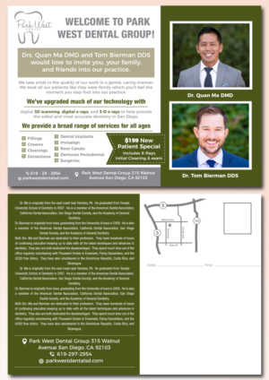 Postcard for Dental Office | Postcard Design by TSU Creations