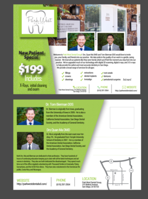 Postcard for Dental Office | Postcard Design by AnneWanjiku