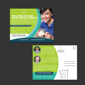 Postcard for Dental Office | Postcard Design by Schöpfer