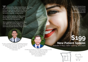 Postcard Design by Gabriel Mark for San Diego Dental Studio | Design: #21716230