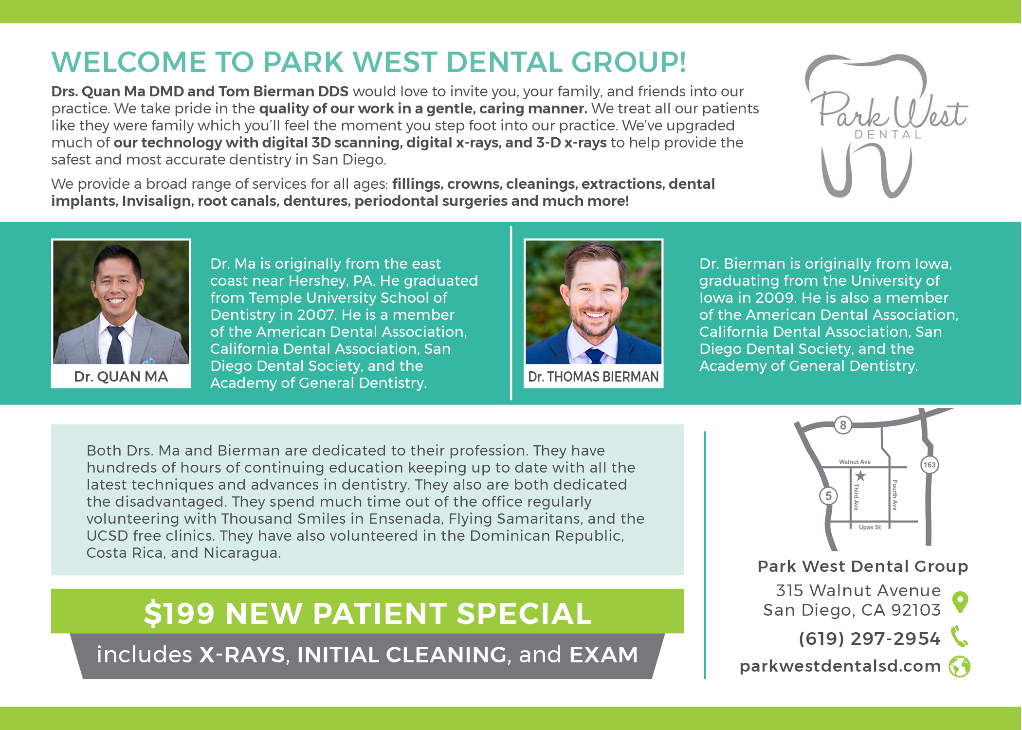 Postkarten-Design von Creativeadpro für San Diego Dental Studio | Design #21736344