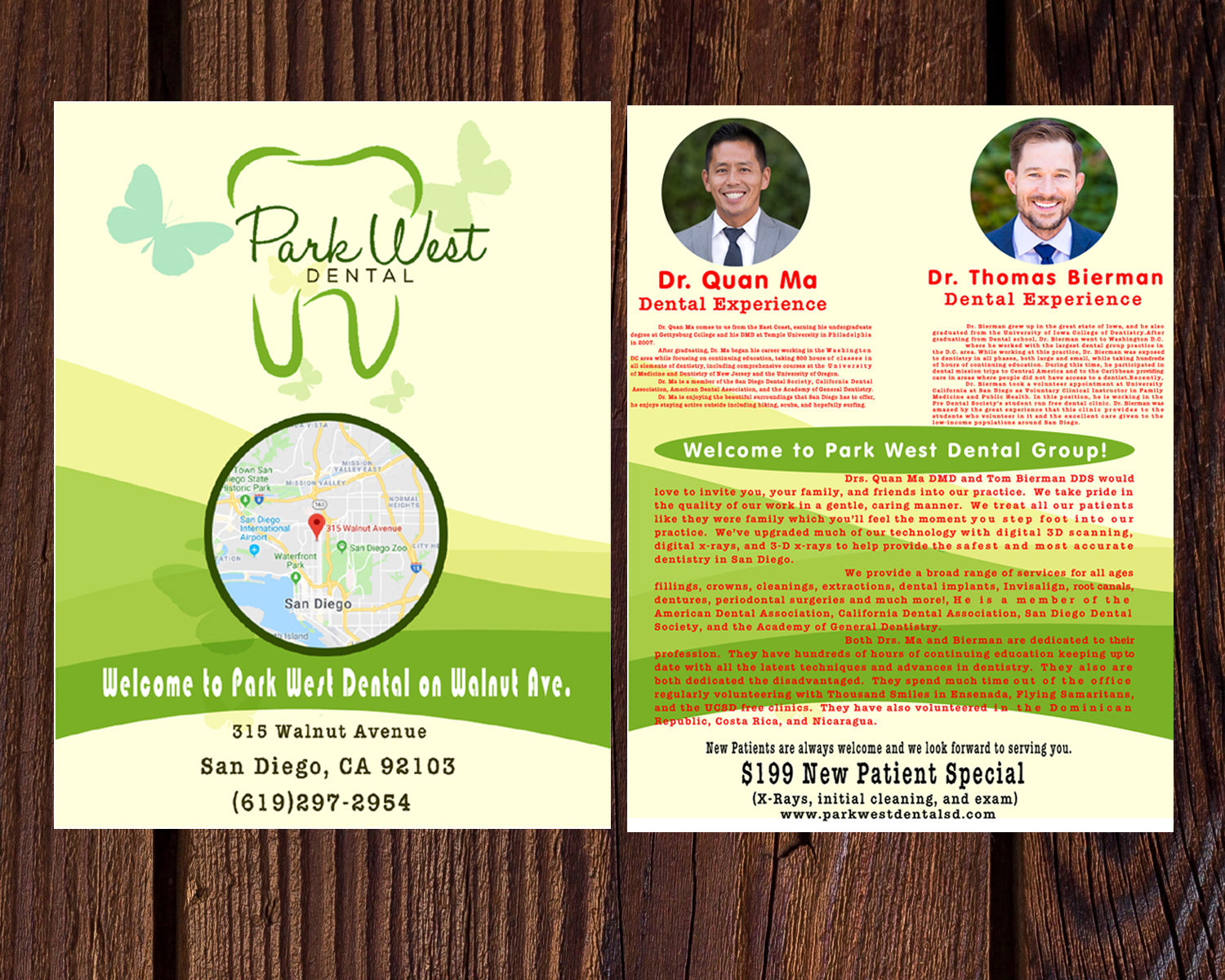 Postcard Design by Raj 24 for San Diego Dental Studio | Design #21752525