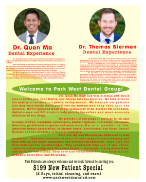 Postcard Design by Raj 24 for San Diego Dental Studio | Design: #21752536