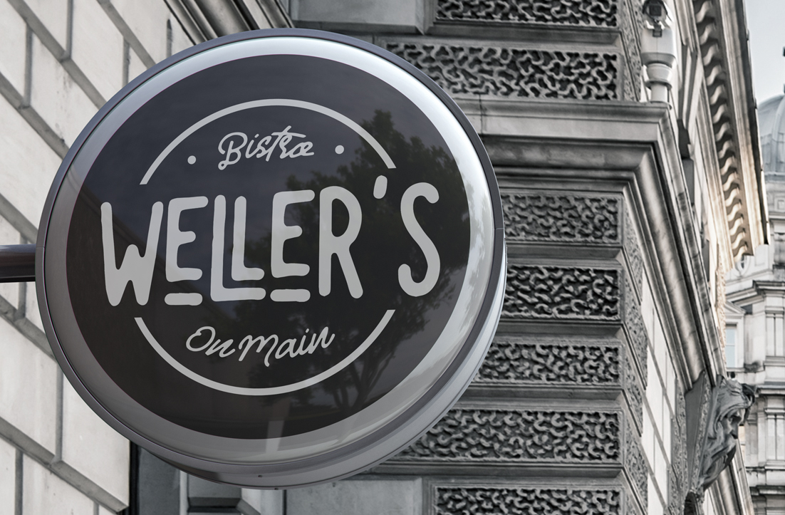 Logo-Design von GLDesigns für Weller's Bistro On Main | Design #21729780