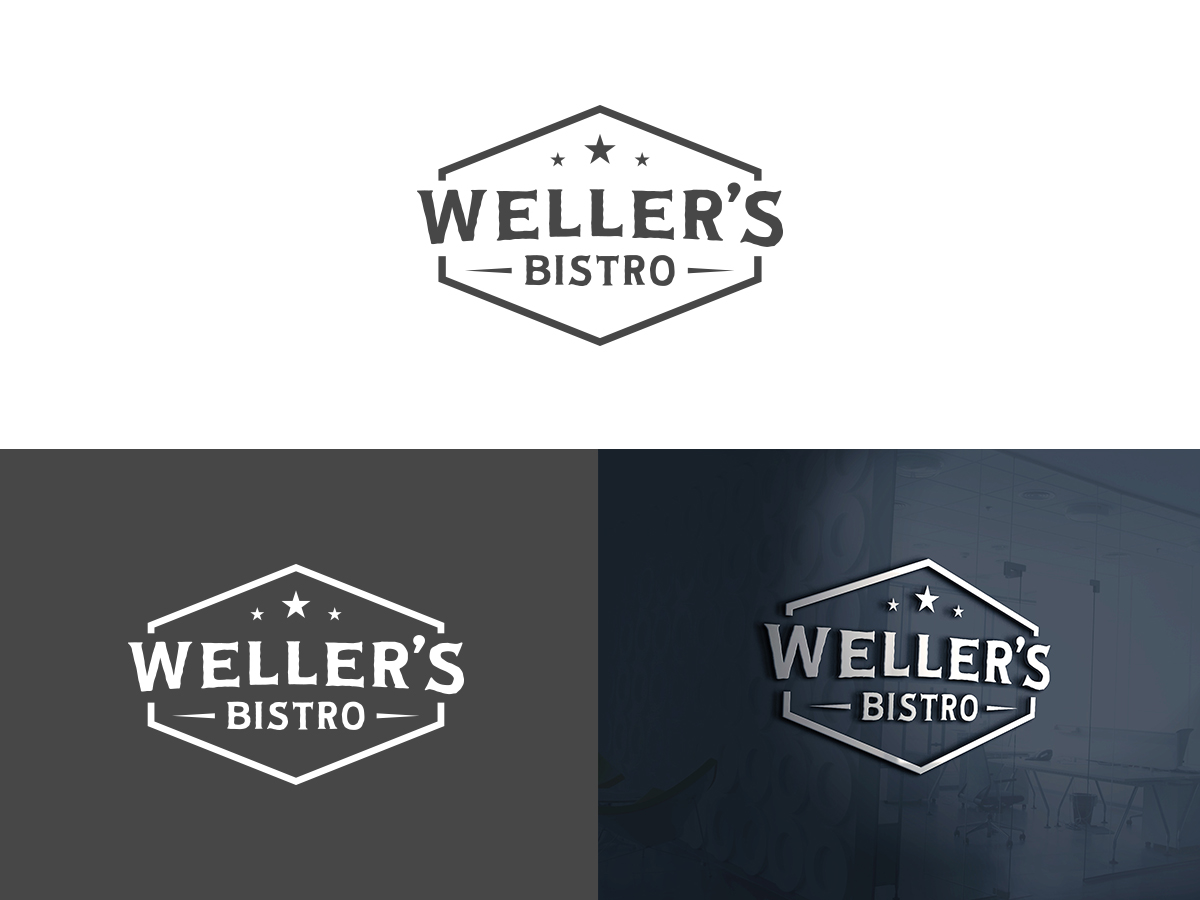 Logo Design by SL Media for Weller's Bistro On Main | Design #21746292