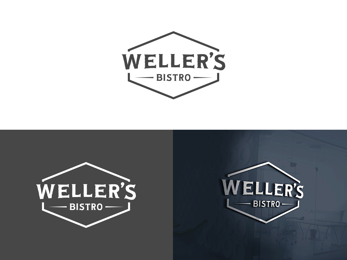 Logo Design by SL Media for Weller's Bistro On Main | Design #21751798