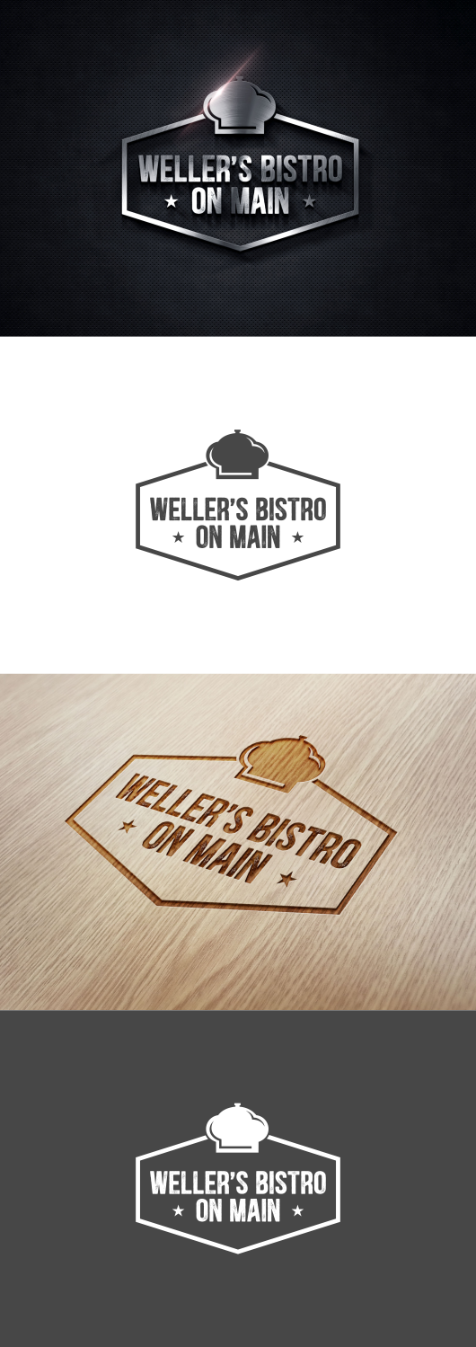 Logo Design by fatiyadesign for Weller's Bistro On Main | Design #21729007