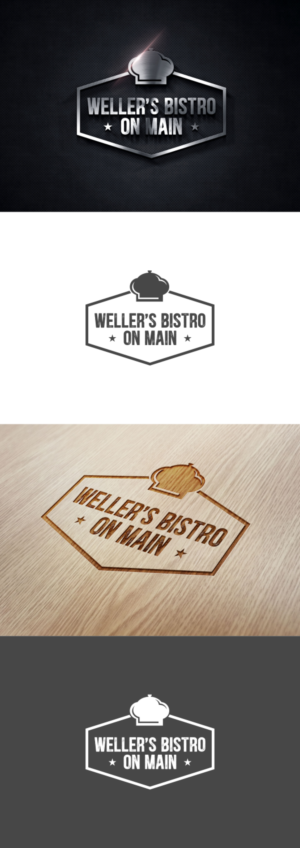 Logo Design by fatiyadesign for Weller's Bistro On Main | Design: #21729007