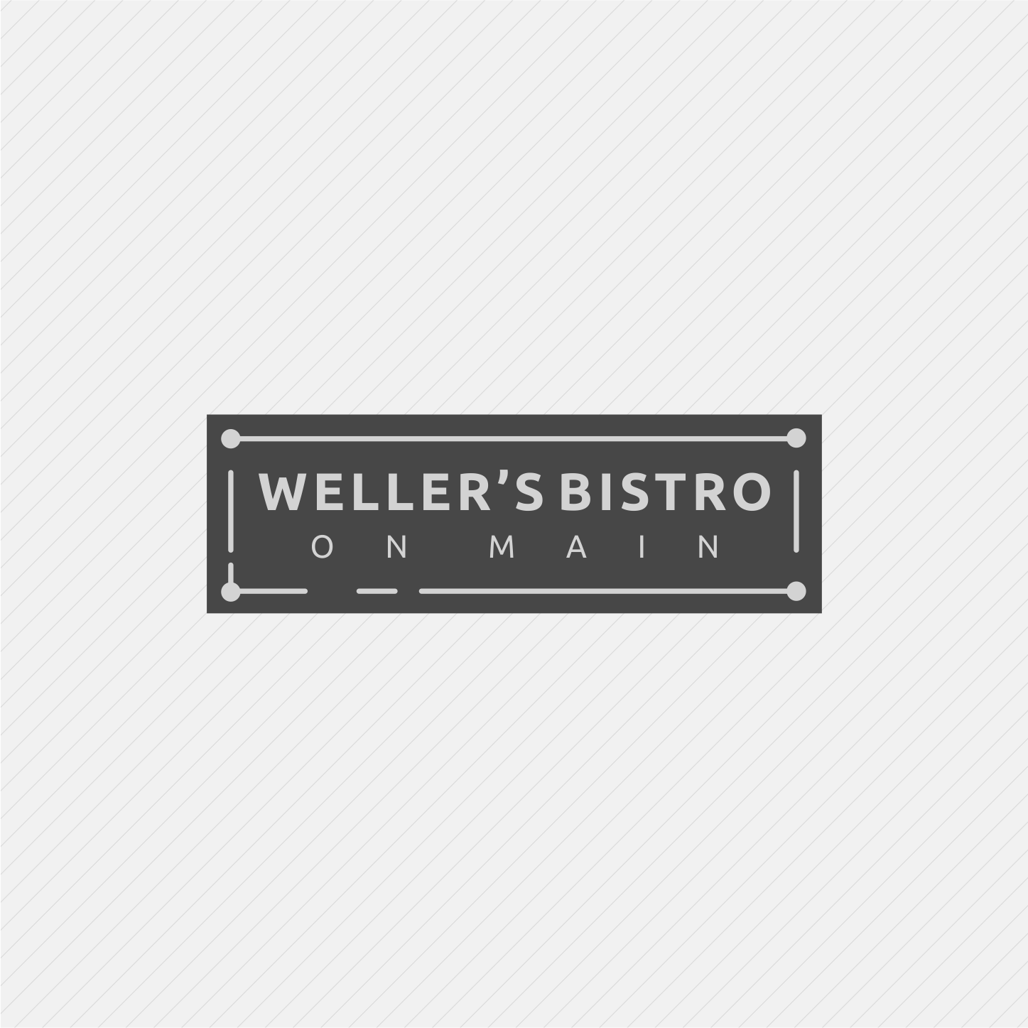 Logo Design by diasfebim for Weller's Bistro On Main | Design #21723991