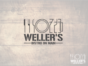 Logo Design by White Mountain GDS for Weller's Bistro On Main | Design: #21756909