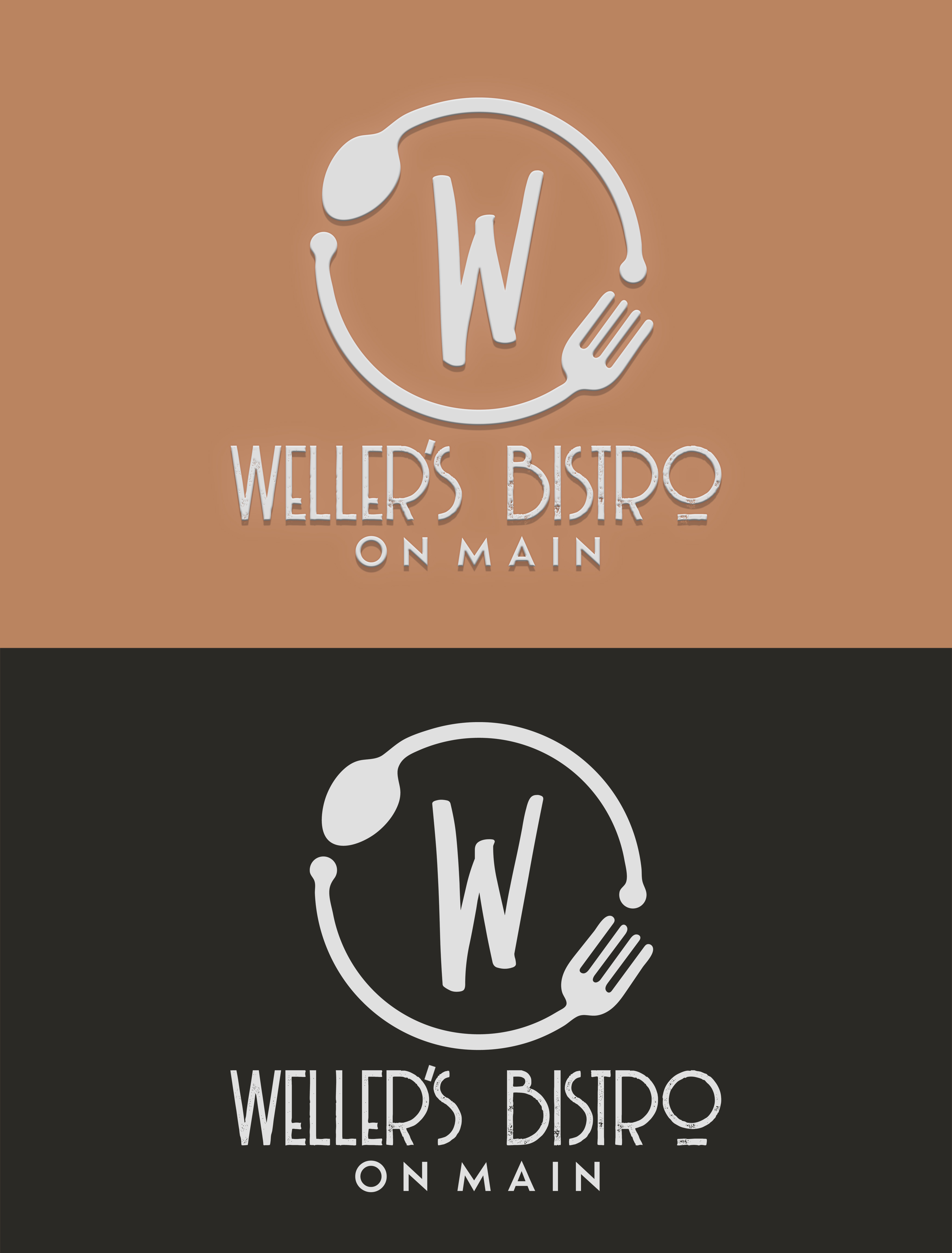 Logo Design by dhaibat for Weller's Bistro On Main | Design #21765101