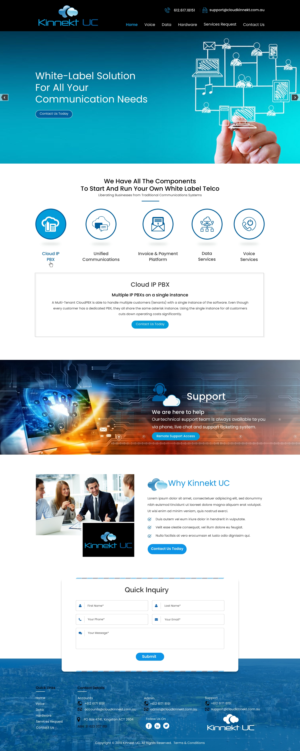 Web Design by harmi_199 for Cloud Kinnekt | Design: #21768043