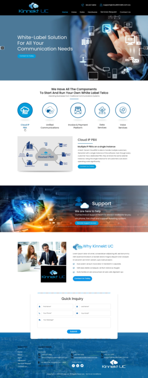 Web Design par harmi_199 pour Cloud Kinnekt | Design : #21768044
