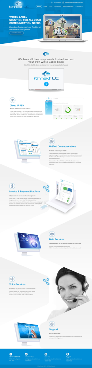 Web Design by harmi_199 for Cloud Kinnekt | Design: #21773562