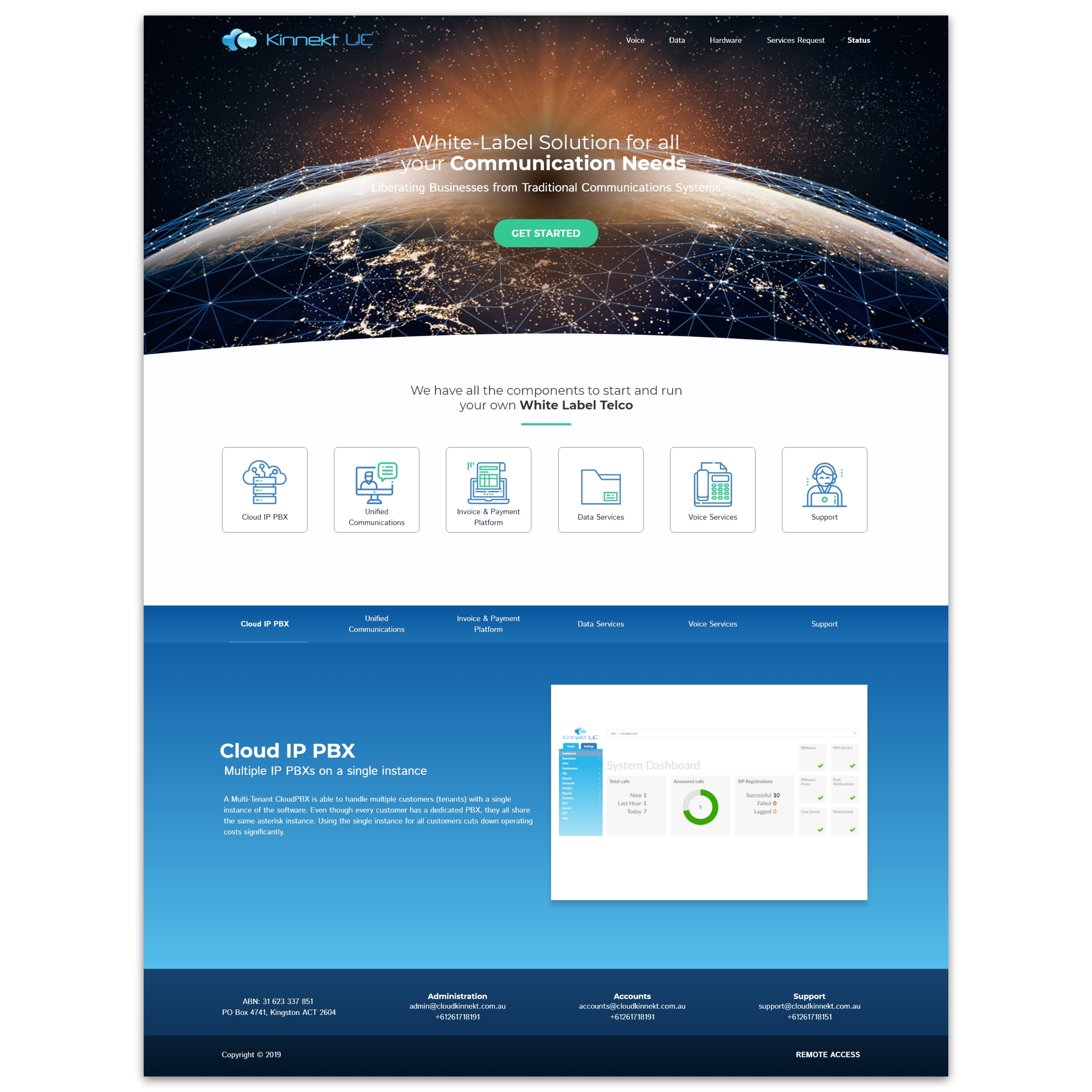 Diseño Web por jaysonchanchico para Cloud Kinnekt | Diseño #21731304