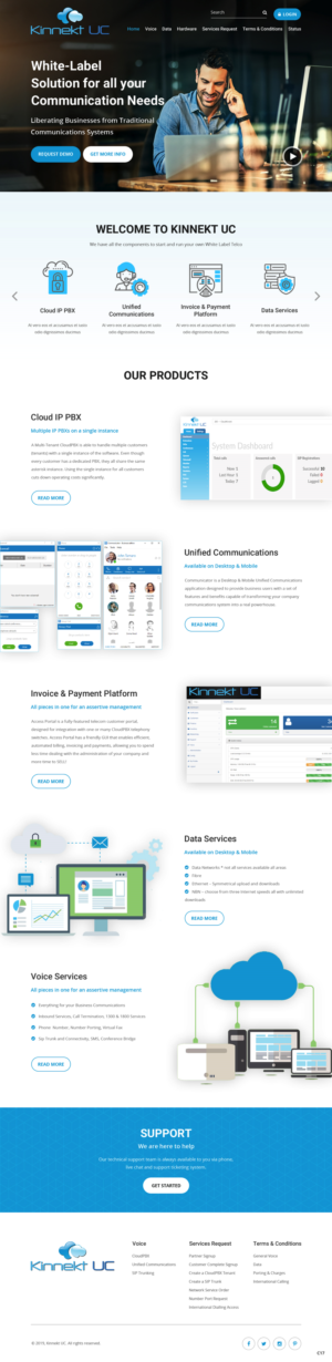 Web Design by pb for Cloud Kinnekt | Design: #21728907