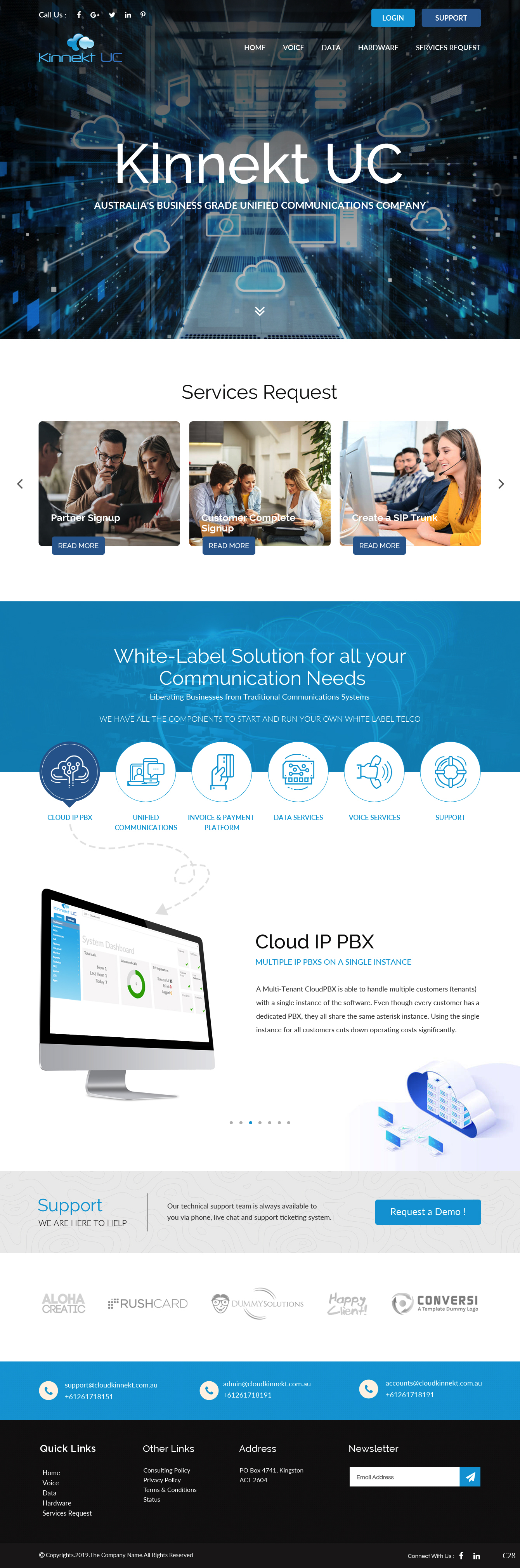 Web Design by pb for Cloud Kinnekt | Design #21728908