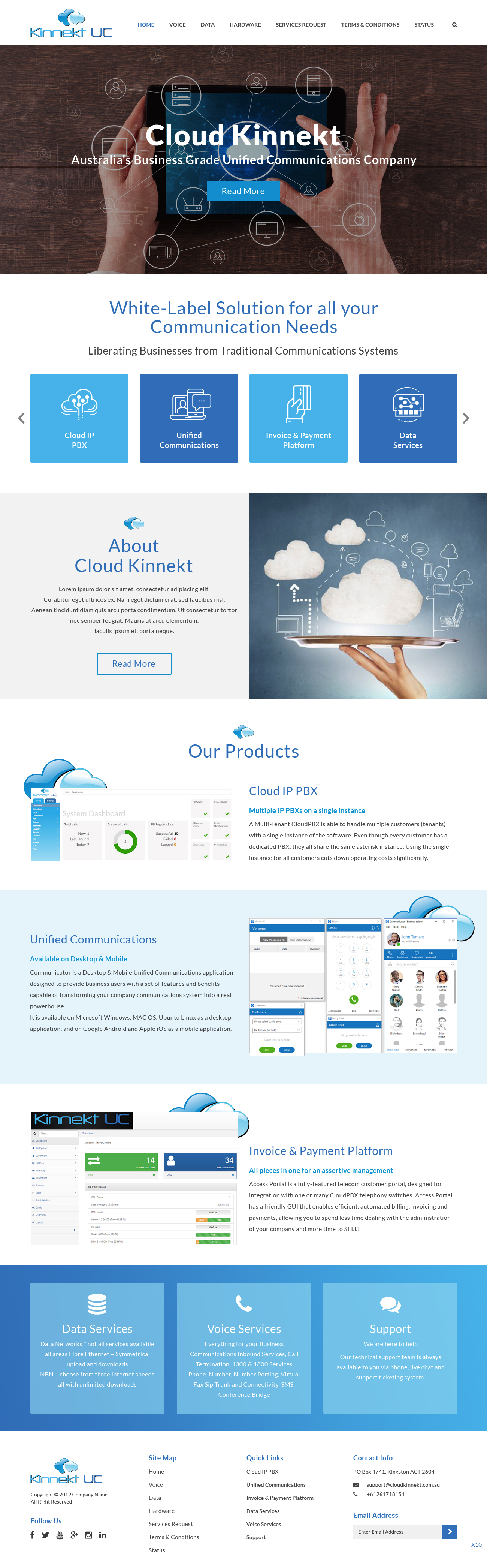 Web Design by pb for Cloud Kinnekt | Design #21728909