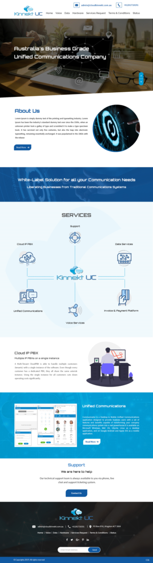 Web Design by pb for Cloud Kinnekt | Design: #21728910