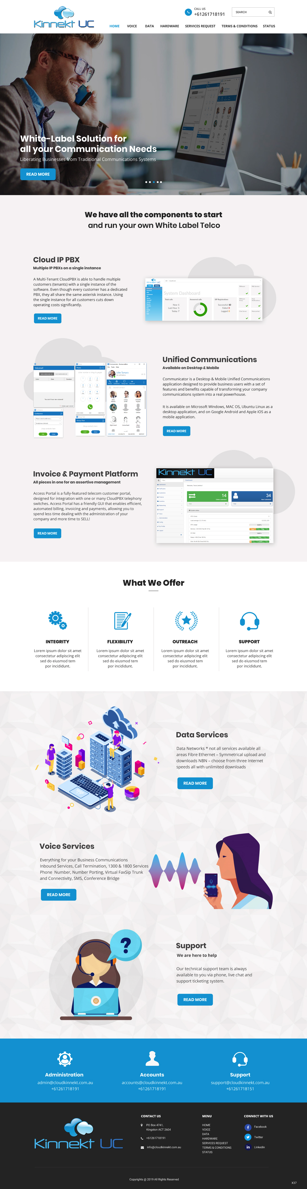 Web Design by pb for Cloud Kinnekt | Design #21728913