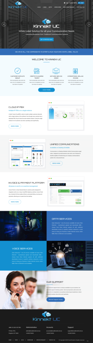 Web Design by pb for Cloud Kinnekt | Design #21782409