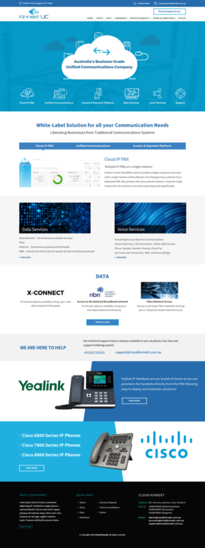 Web Design par Sujit Banerjee pour Cloud Kinnekt | Design : #21768666