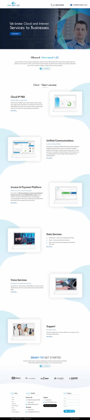 Cloud Kinnekt needs a new Website Design | Web Design by Sbss