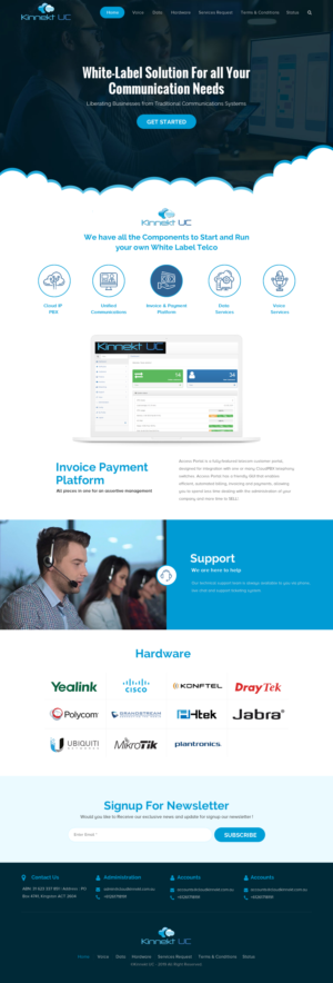 Web Design by rightway for Cloud Kinnekt | Design #21744462