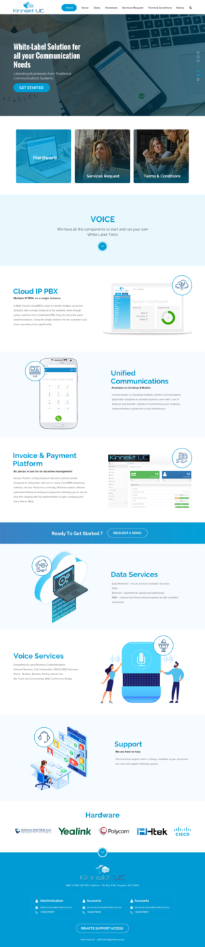 Web Design par rightway pour Cloud Kinnekt | Design : #21744464