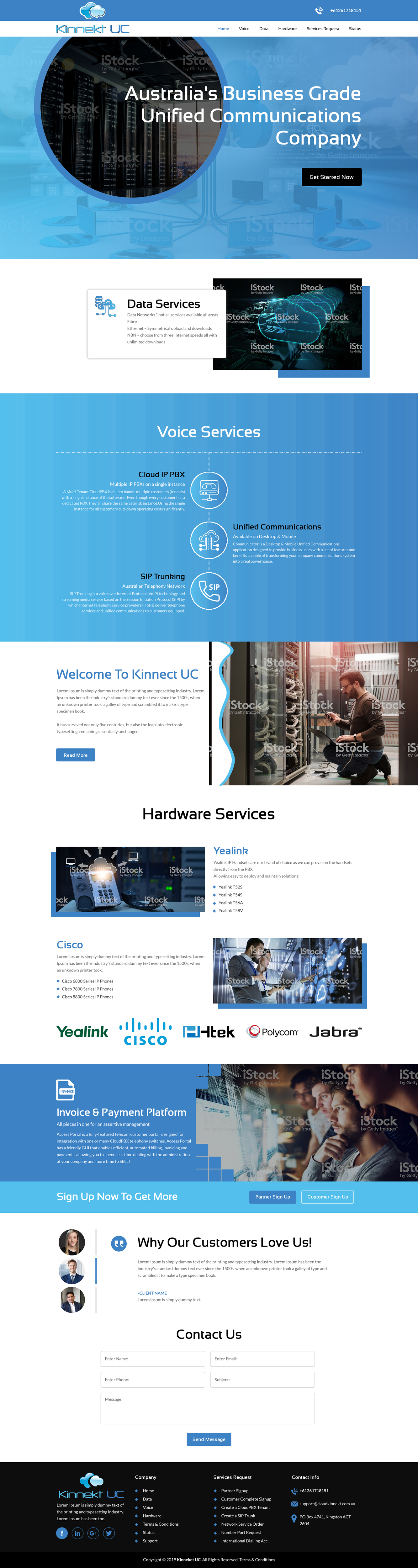Web Design by rightway for Cloud Kinnekt | Design #21744466