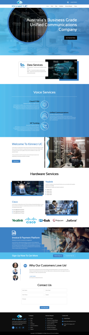 Web Design par rightway pour Cloud Kinnekt | Design : #21744466