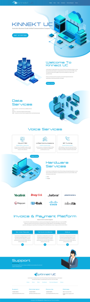 Web Design par rightway pour Cloud Kinnekt | Design : #21744475