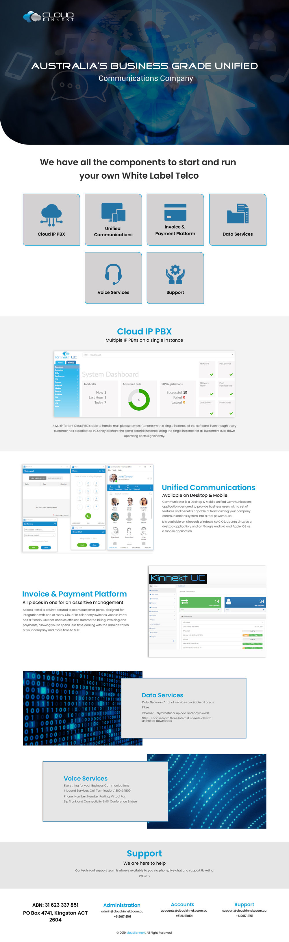 Web Design by sai.designer87 for Cloud Kinnekt | Design #21735659