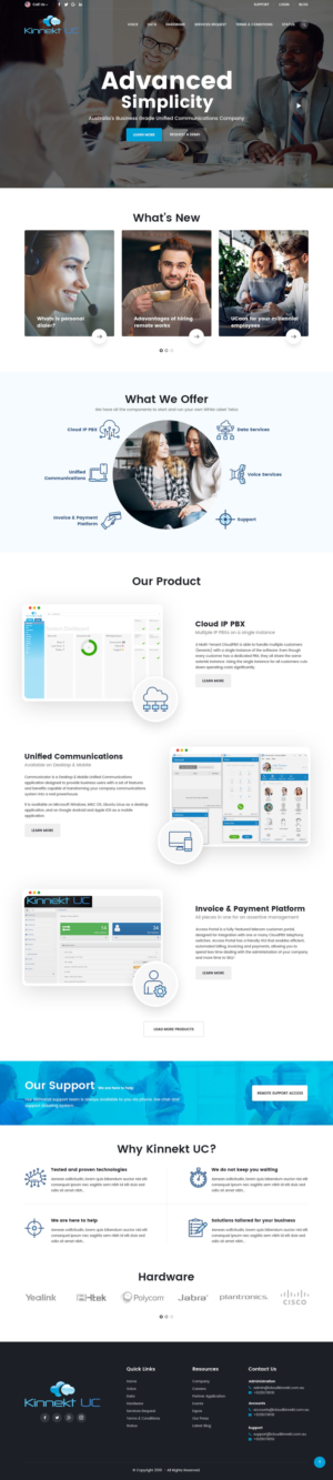 Cloud Kinnekt needs a new Website Design | Web Design by syrwebdevelopment