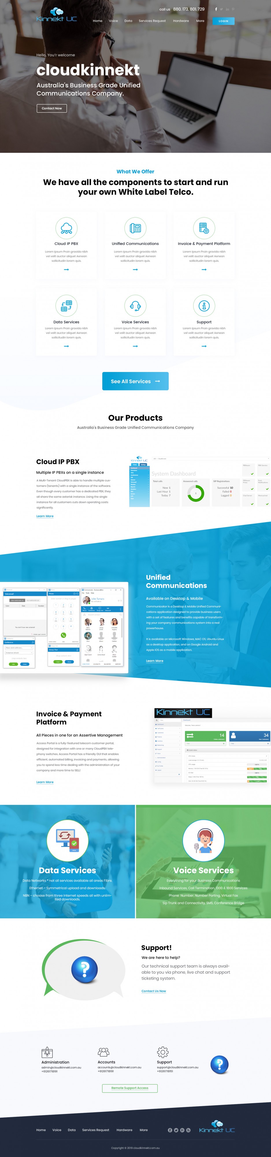 Web Design by dribbble for Cloud Kinnekt | Design #21727910