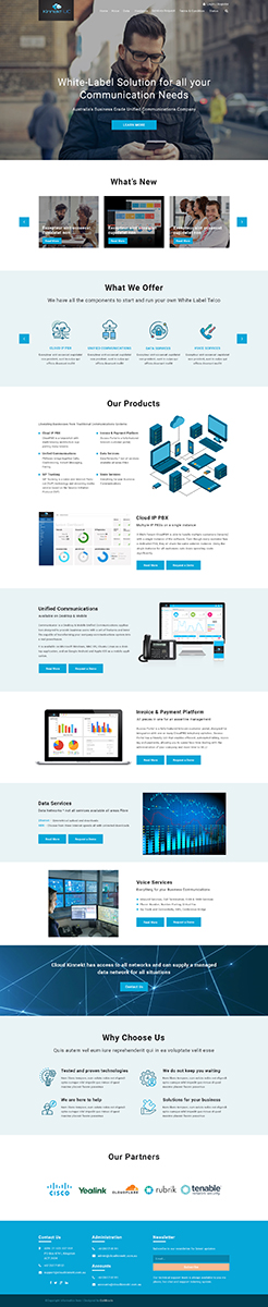 Cloud Kinnekt needs a new Website Design | Web Design by Da Miracle