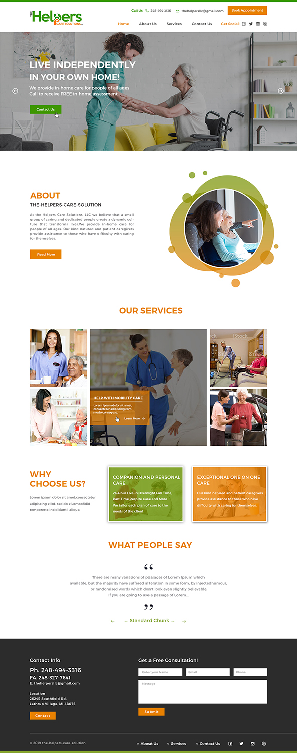 Web Design by Ved Web Services for this project | Design #21727970