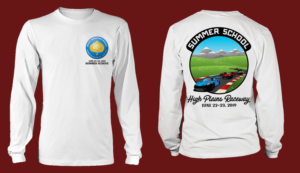 Summer School Porsche Club t-shirt design