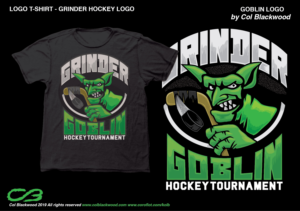 T-shirt Design by Col 3 for Grinder Hockey LLC | Design: #21789822