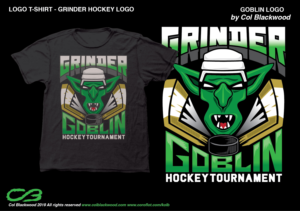T-shirt Design by Col 3 for Grinder Hockey LLC | Design: #21795859