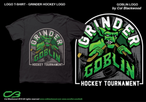 T-shirt Design by Col 3 for Grinder Hockey LLC | Design: #21798090