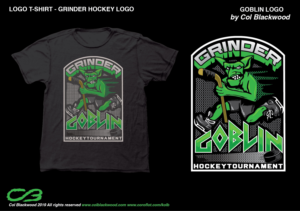 T-shirt Design by Col 3 for Grinder Hockey LLC | Design: #21806564