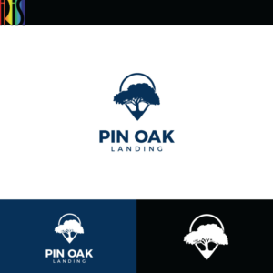 Pin Oak Landing | Logo Design by Iris 3